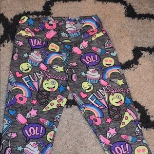 Girls Capri Justice Leggings